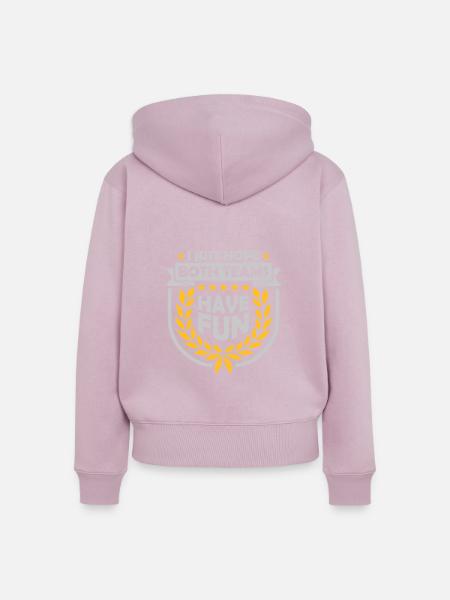 Both Teams Have Fun - Frauen Premium Bio Zip Hoodie - Altrosa