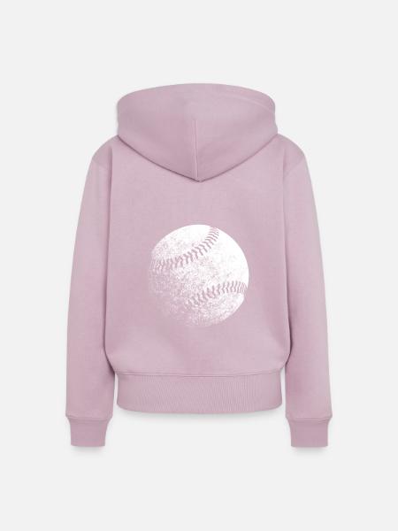 Baseball - Frauen Premium Bio Zip Hoodie - Altrosa