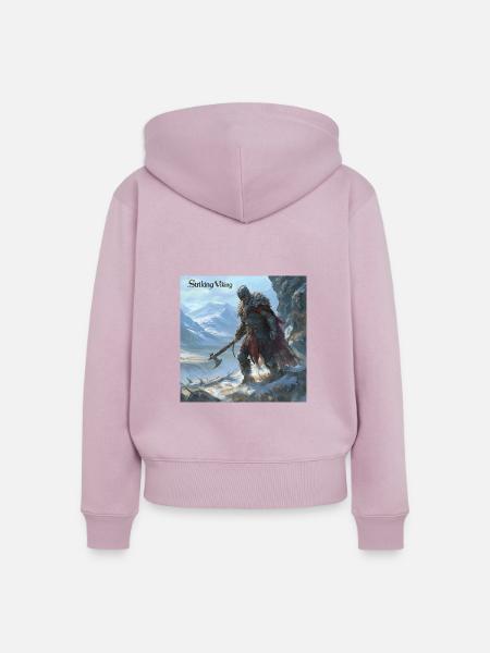 Striking Viking - Frauen Premium Bio Zip Hoodie - Altrosa