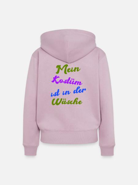 kostüm wäsche - Frauen Premium Bio Zip Hoodie - Altrosa