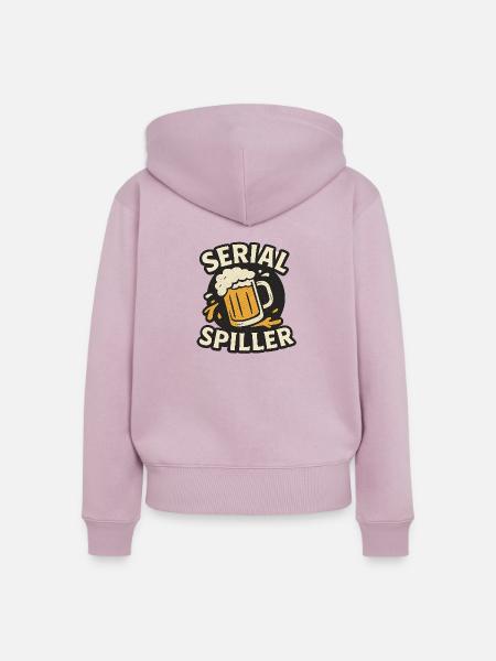Serien-Spiller - Frauen Premium Bio Zip Hoodie - Altrosa