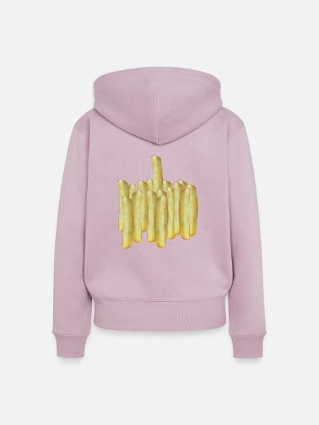 Pommes One - Frauen Premium Bio Zip Hoodie - Altrosa