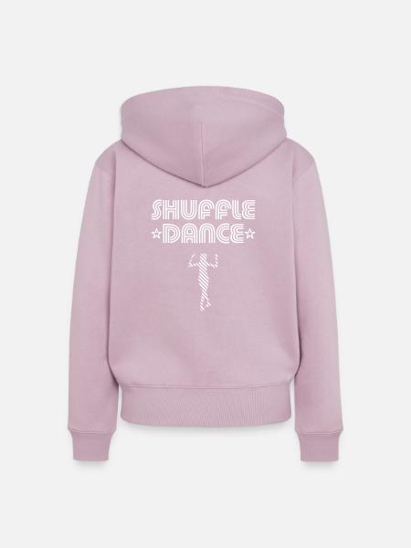 Shuffle Dance eigene Farbwahl - Frauen Premium Bio Zip Hoodie - Altrosa