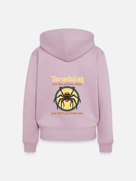 Vogelspinne - Frauen Premium Bio Zip Hoodie - Altrosa