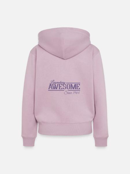 Awesome Since 1964 - Frauen Premium Bio Zip Hoodie - Altrosa