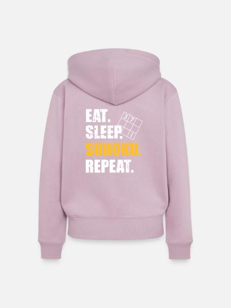 Sudoku - Frauen Premium Bio Zip Hoodie - Altrosa