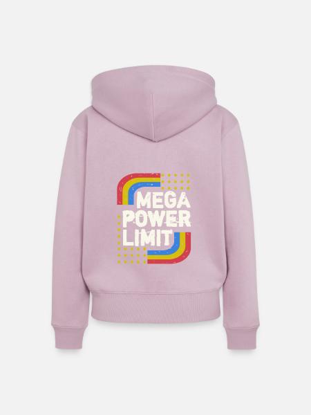 Mega Leistungslimit - Frauen Premium Bio Zip Hoodie - Altrosa
