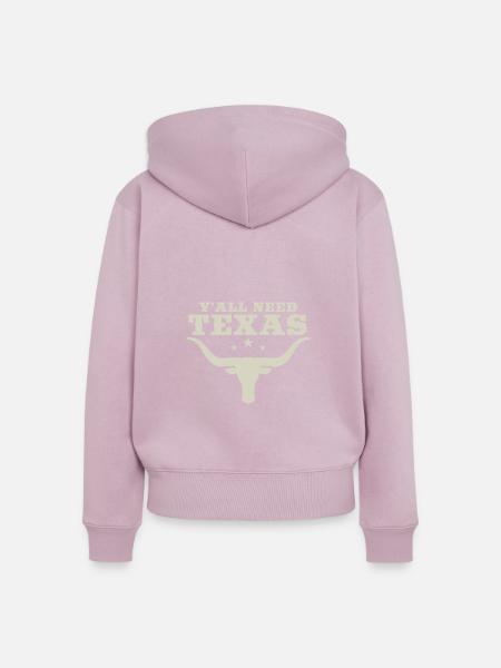 Ihr alle braucht Texas - Frauen Premium Bio Zip Hoodie - Altrosa