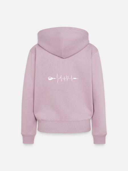 Dart - Frauen Premium Bio Zip Hoodie - Altrosa