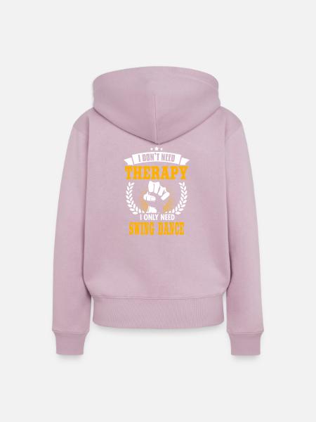 Swing Dance - Frauen Premium Bio Zip Hoodie - Altrosa