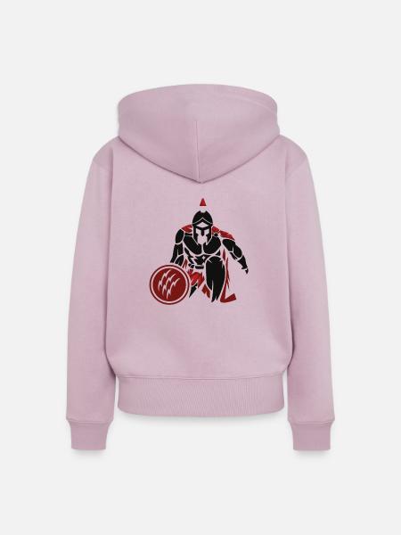 Sparta - Frauen Premium Bio Zip Hoodie - Altrosa