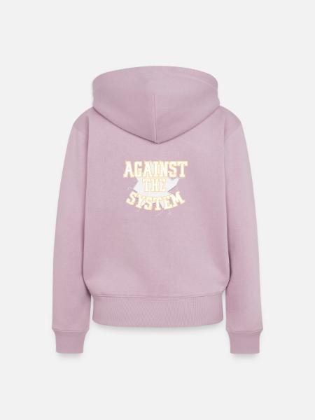 System Revolution Demo - Frauen Premium Bio Zip Hoodie - Altrosa