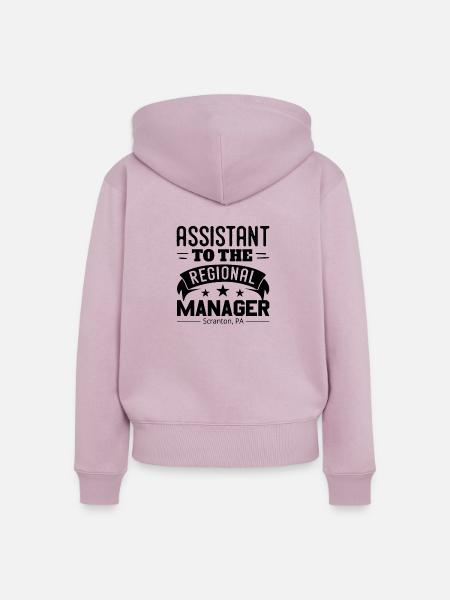 Assistent des Regionalen Manager - Frauen Premium Bio Zip Hoodie - Altrosa
