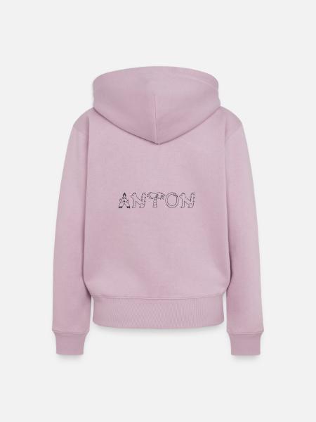 Anton - Frauen Premium Bio Zip Hoodie - Altrosa