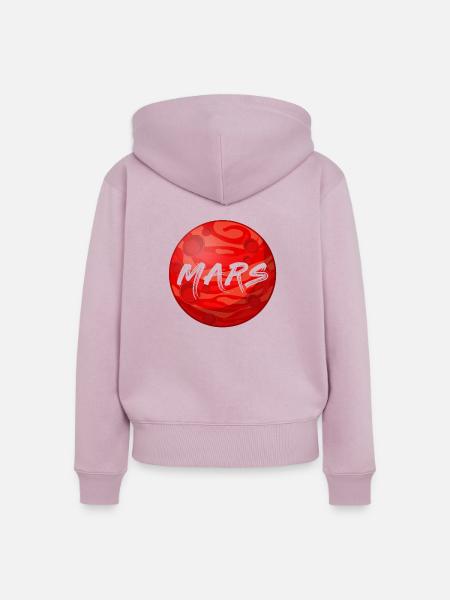 Occupy Mars - Frauen Premium Bio Zip Hoodie - Altrosa