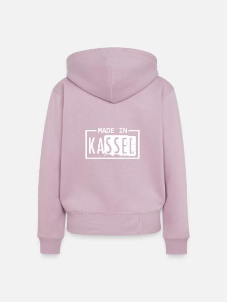Kassel - Frauen Premium Bio Zip Hoodie - Altrosa