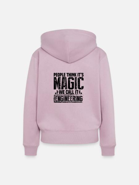 Engineer - Frauen Premium Bio Zip Hoodie - Altrosa