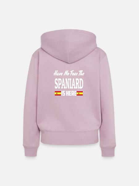 Spanien - Frauen Premium Bio Zip Hoodie - Altrosa