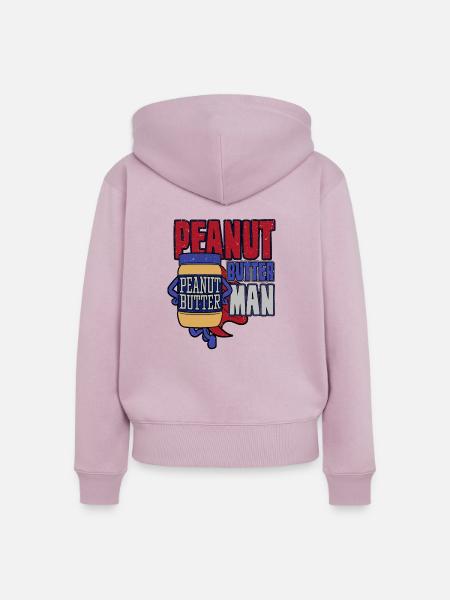 Peanut Butter Man - Frauen Premium Bio Zip Hoodie - Altrosa