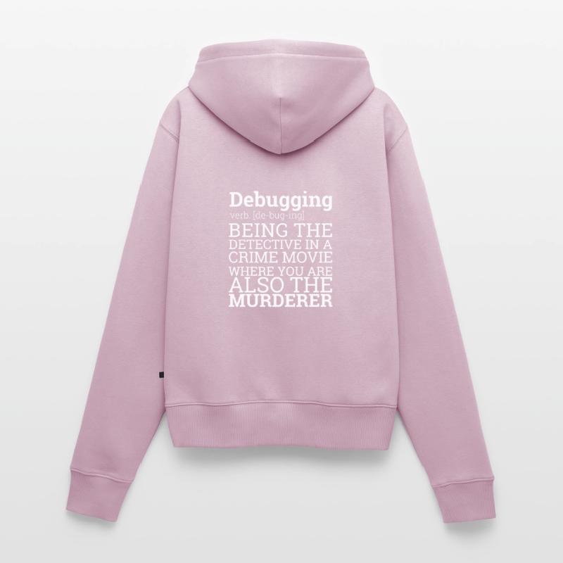 "Debugging Definition" | Programmer, Programmierer Frauen Premium Bio Zip Hoodie