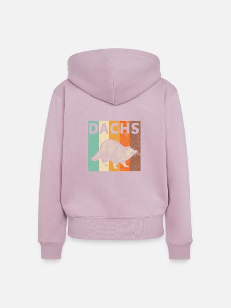 Dachs - Frauen Premium Bio Zip Hoodie - Altrosa