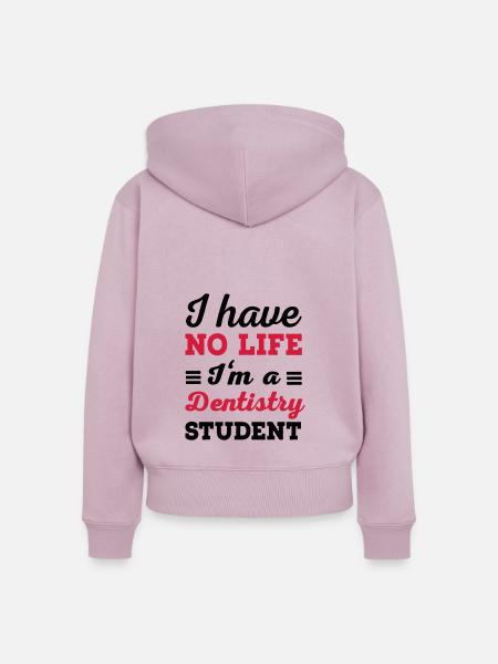 Zahnarzt - Frauen Premium Bio Zip Hoodie - Altrosa