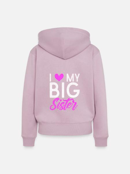 Sister Gifts - Frauen Premium Bio Zip Hoodie - Altrosa