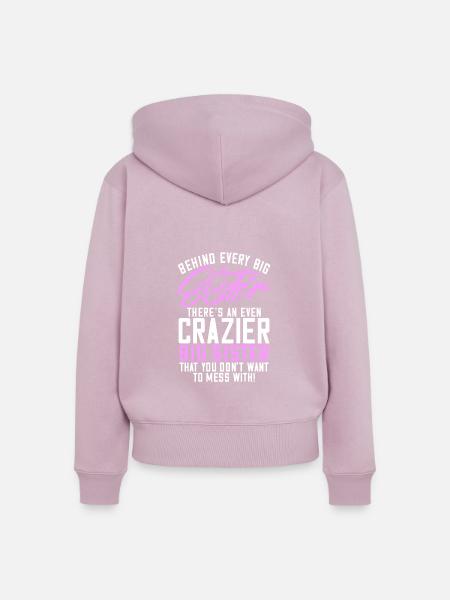 Sister Gifts - Frauen Premium Bio Zip Hoodie - Altrosa
