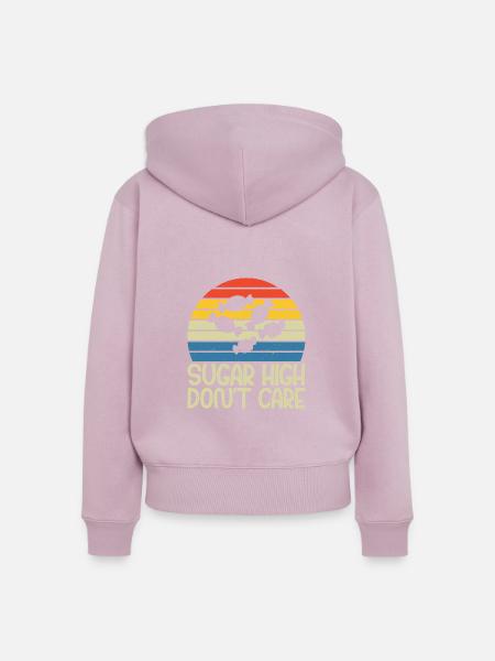 Candy Gift - Frauen Premium Bio Zip Hoodie - Altrosa