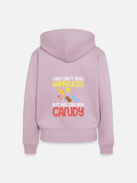 Candy Gift - Frauen Premium Bio Zip Hoodie - Altrosa