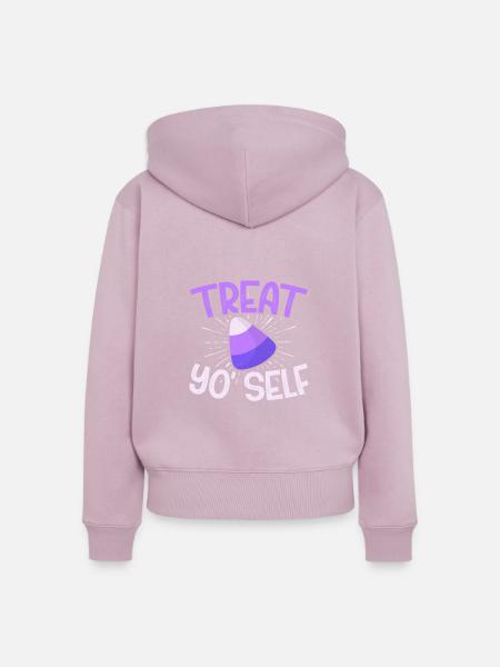 Candy Gift - Frauen Premium Bio Zip Hoodie - Altrosa