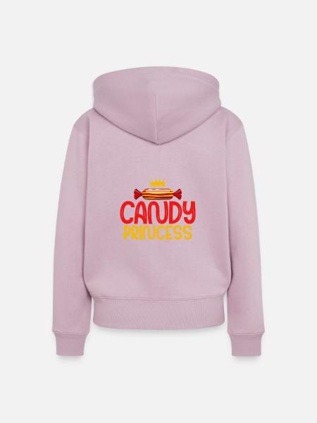 Candy Gift - Frauen Premium Bio Zip Hoodie - Altrosa