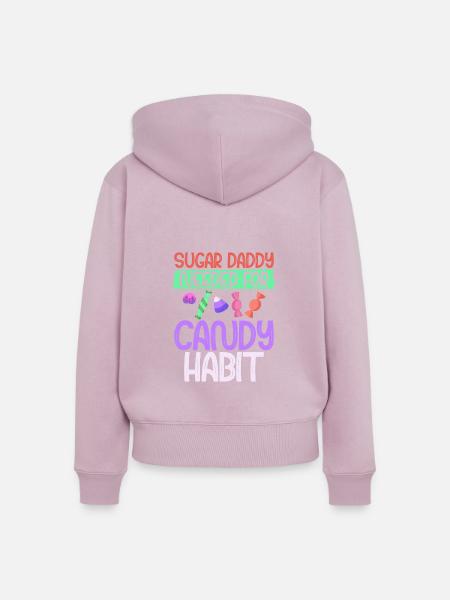 Candy Gift - Frauen Premium Bio Zip Hoodie - Altrosa