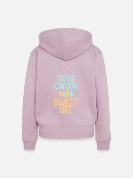 Candy Gift - Frauen Premium Bio Zip Hoodie - Altrosa