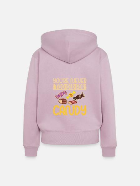 Candy Gift - Frauen Premium Bio Zip Hoodie - Altrosa