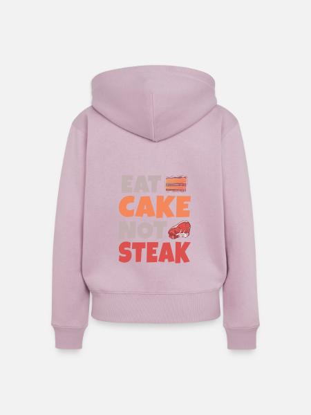 Cake Lover Cake Gift - Frauen Premium Bio Zip Hoodie - Altrosa