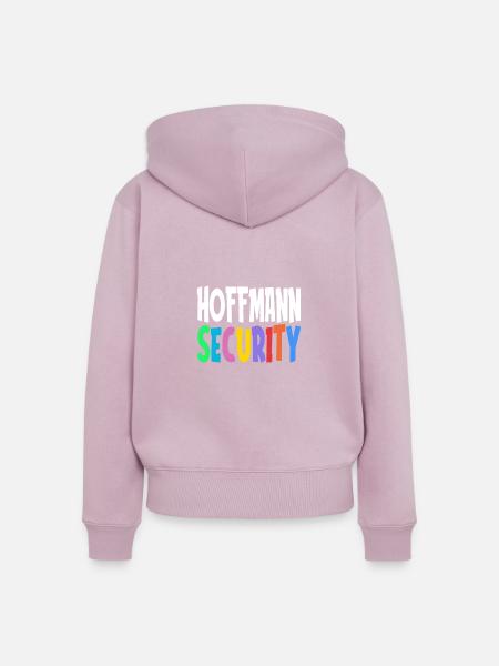 Hoffmann Security Geschenkidee - Frauen Premium Bio Zip Hoodie - Altrosa