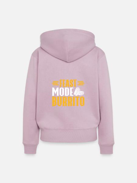 Burrito Gift - Frauen Premium Bio Zip Hoodie - Altrosa