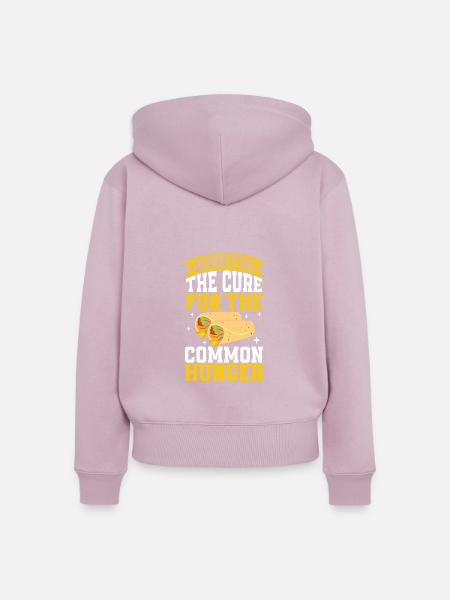 Burrito Gift - Frauen Premium Bio Zip Hoodie - Altrosa
