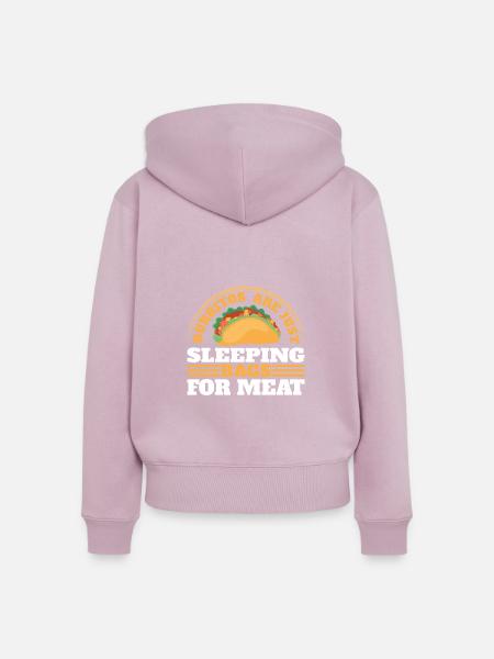 Burrito Gift - Frauen Premium Bio Zip Hoodie - Altrosa