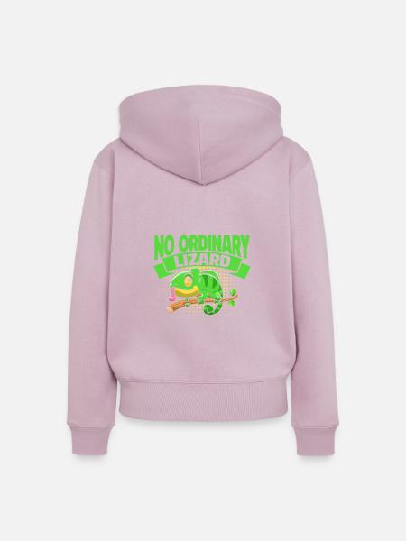 Chameleon Gifts - Frauen Premium Bio Zip Hoodie - Altrosa