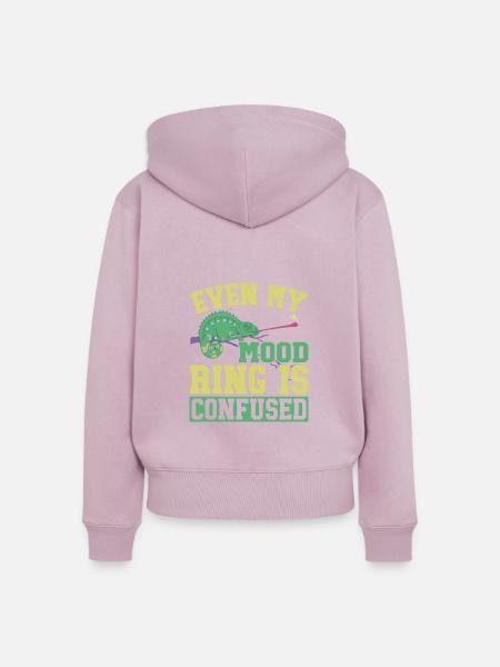 Chameleon Gifts - Frauen Premium Bio Zip Hoodie - Altrosa