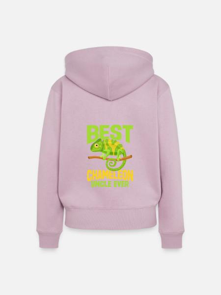 Chameleon Gifts - Frauen Premium Bio Zip Hoodie - Altrosa