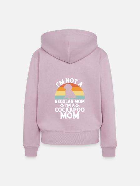 Cockapoo Gifts - Frauen Premium Bio Zip Hoodie - Altrosa
