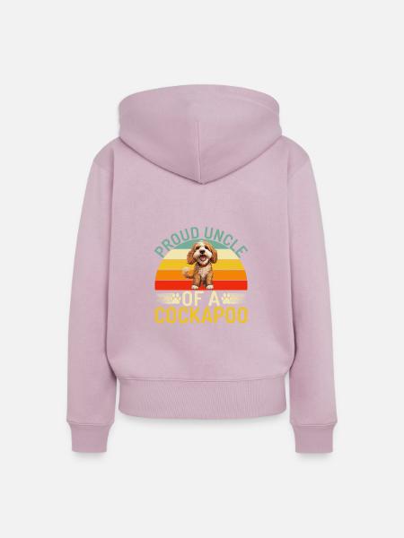 Cockapoo Gifts - Frauen Premium Bio Zip Hoodie - Altrosa