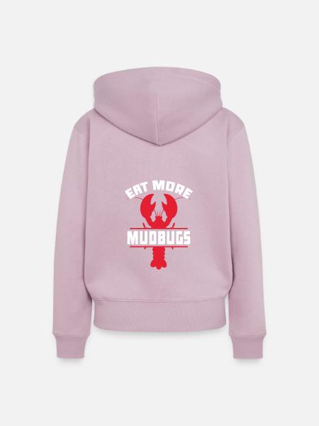 Crawfish Gifts - Frauen Premium Bio Zip Hoodie - Altrosa