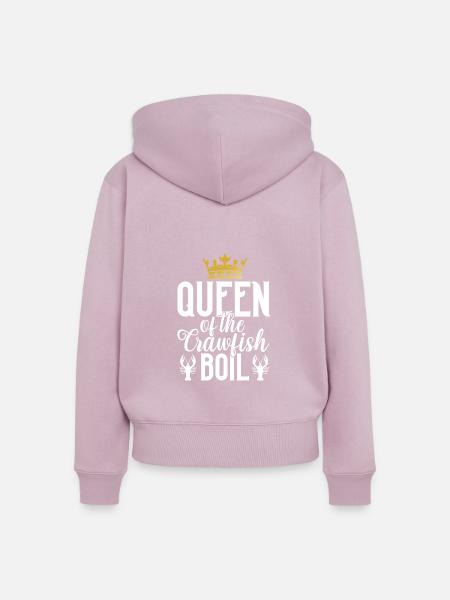 Crawfish Gifts - Frauen Premium Bio Zip Hoodie - Altrosa