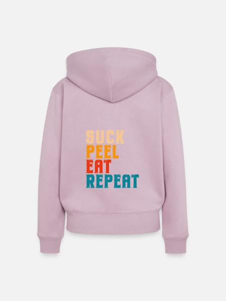 Crawfish Gifts - Frauen Premium Bio Zip Hoodie - Altrosa