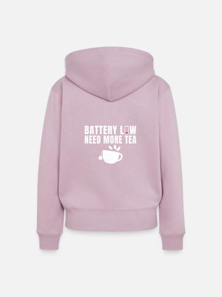 Teeliebhaber Geschenke - Frauen Premium Bio Zip Hoodie - Altrosa