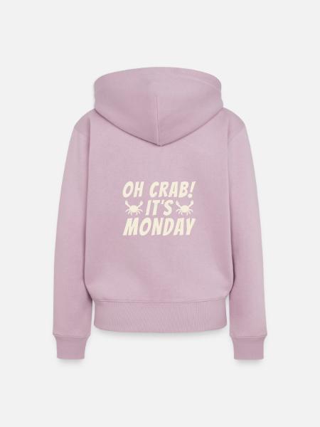 Krabbenliebhaber Geschenke - Frauen Premium Bio Zip Hoodie - Altrosa